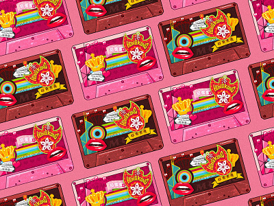 sweet-box唇彩包装盒 illustration typography