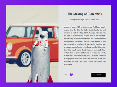 Blogpost blogpost dailyui dailyui35 ui