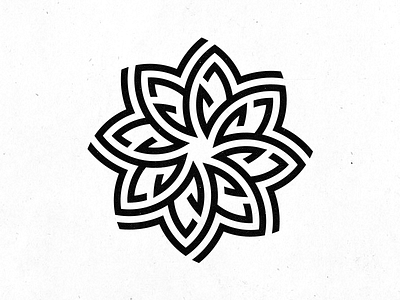 Inktober Tattoo flower flowerstar iconography inktober logo logo designer tattoo