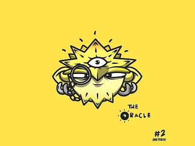 inktober #2 'the oracle' bold character character design drawing illustration inktober inktober 2018 photoshop sketch
