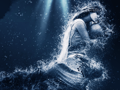 Water photoshop effect :D abstract art addobe art design effect photoshop portrait water