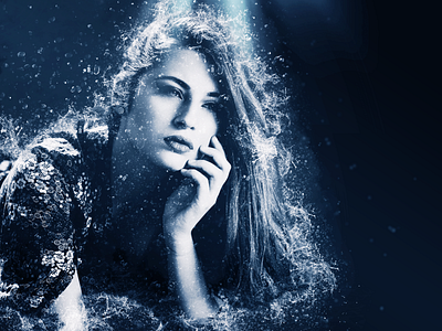 Water photoshop effect :D addobe art design effect photoshop portrait water