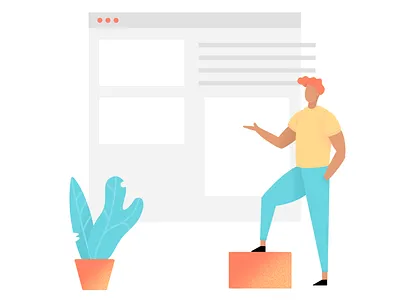 Content editorial illustration ipad pro photoshop procreate