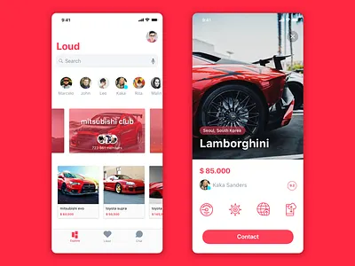 Cars marketplace app app app concept car cards cars design ios motors typogaphy ui user interface ux