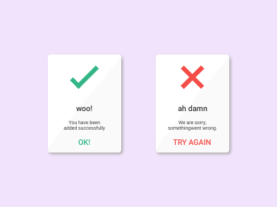 011 Flash Messages app cross daily 100 daily 100 challenge dailyui design flash flash messages messages mockup no pop up tick ui ux vector yes