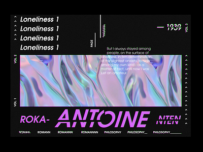 "Nausea" Jean-Paul Sartre. Quotes. app branding clean design graphic icon ios lettering minimal mobile type typography ui ui ux ui ux design ux vector web website white