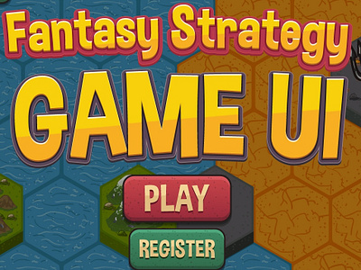 Strategy Game Ui 2d fantasy game game assets game design gamedev gaming