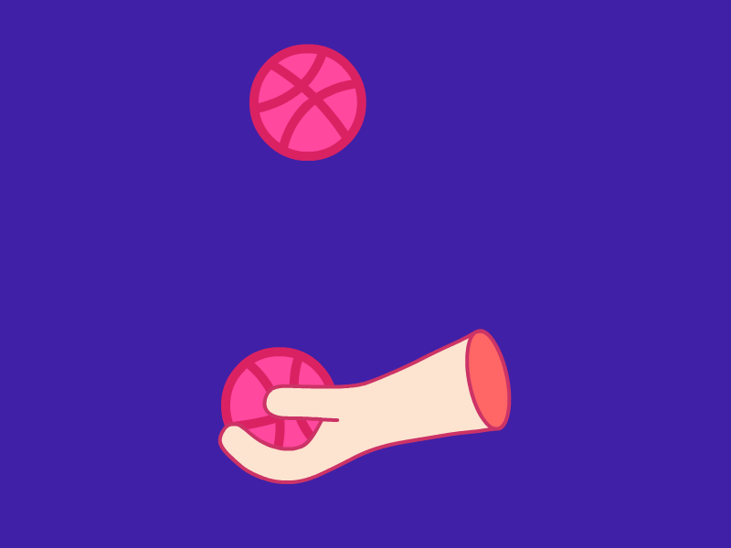 Two Invites animation dribbble dribble dribble invites giff giveaway invitation invite