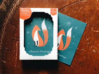 Available at Target this Christmas greeting card illustration