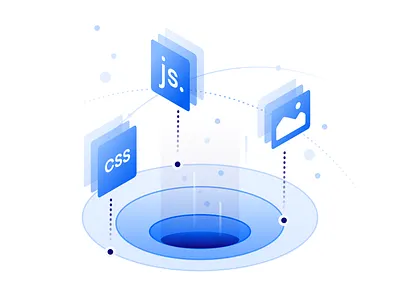 Web Assets Delivery Illustration assets delivery design digital digitalocean icon illustration spaces ui vortex web