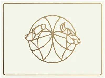 Bear and Bull bear bear market branding bull bull market finance finance logo illustration logo market monline monoline illustration stock market