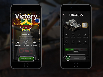 Tanks design game ui ux