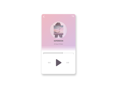 009 Music Player - Redo app daily 100 daily 100 challenge dailyui design minimal mockup music music player music player ui phone ui ux