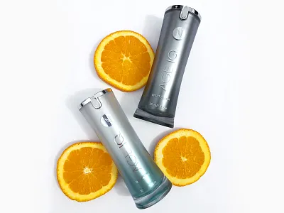 Age IQ Day & Night Photography face cream moisturizer orange oranges photography product photography skincare skincare product photography top down shot