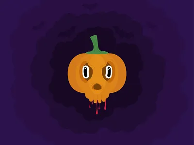 Hallowen flat hallowen illustration sticker stickermule