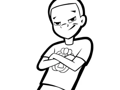 Danny Dollar Illustration black and white drawing illustration promotional design sketch vector art