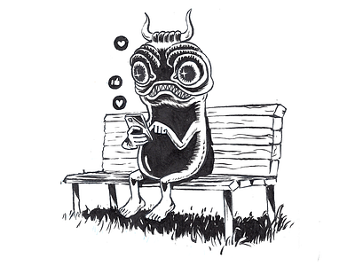 "Bull-Frog" Bob - inktober day 3 art bullfrogbob cartoon character characterdesign design illustration illustrator inktober inktober 2016 inktober2018