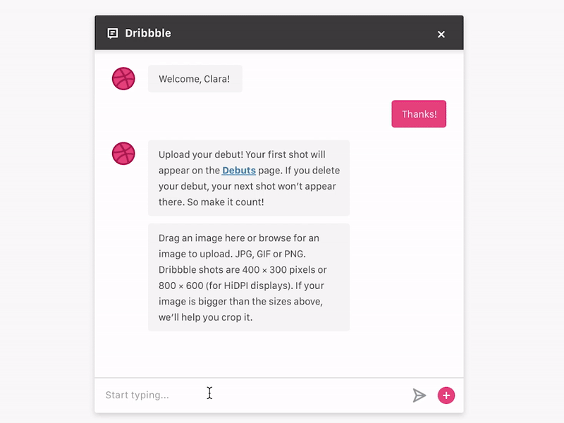 Dribbble Chat chat chat animation chat ui hot cheetos messenger motion motion design otter