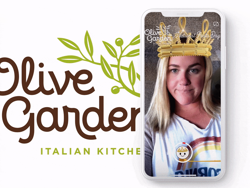 Snapchat Lens - Olive Garden ar augmented reality snap snapchat social media story video