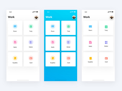 work1 list ui work