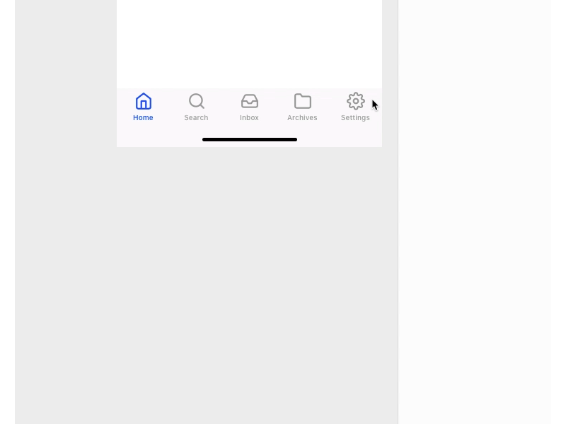Framer X: iOS Tab Bar apple design framer ios react ui