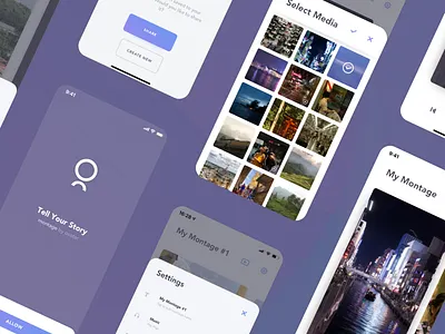 montage editor ios modal montage pattern picker screenshots video app