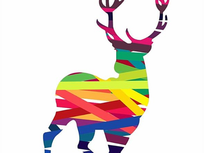 DEER Rainbow animation art art book artwork artworked branding cover art cover artwork cover design deer deer logo design design art designer icon illustration tshirt art tshirt design vector vector art