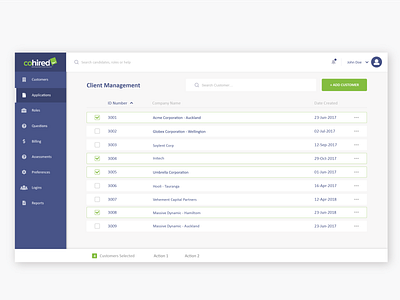 Admin View branding prototype ui uxui