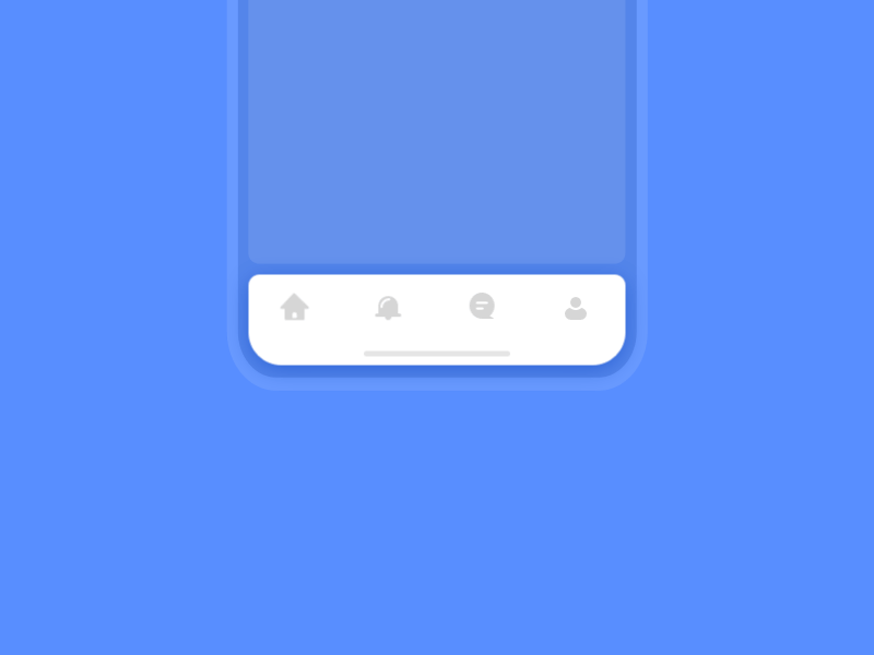 tab bar Animation blue icon animation ios ui ux 应用 设计