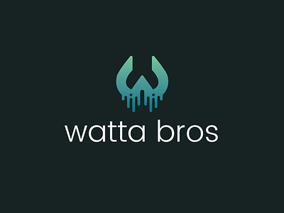 Watta Bros branding concept design logo music