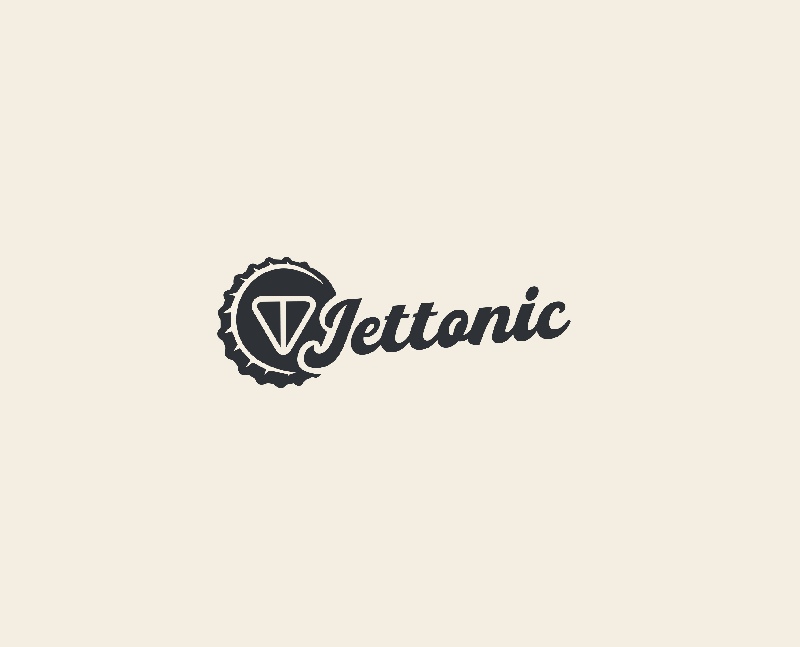 Jettonic - Blockchain company retro vintage stylized logo blockchain branding crypto elegant logo fintech high tech logo premium logo rebranding retro ui vintage
