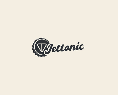 Jettonic - Blockchain company retro vintage stylized logo blockchain branding crypto elegant logo fintech high tech logo premium logo rebranding retro ui vintage