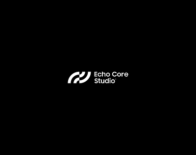 Echo Core Studio branding design graphic design logo logotype modern modernism