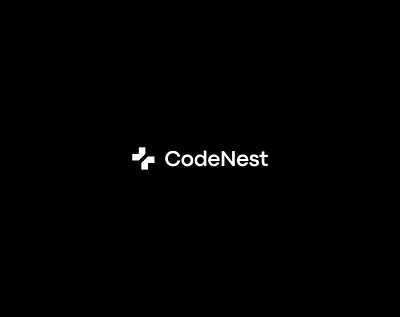 Code Nest branding design graphic design logo logotype modern modernism