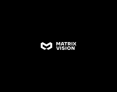 Matrix Vision branding design graphic design logo logotype modern modernism