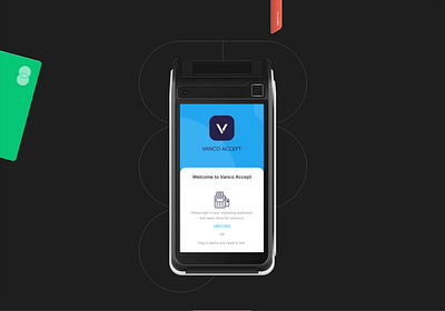 Vanco Accept (Payment Processing App) animation branding card card payments card swipe ct 40 fintect app logo mobile app motion graphics payment gateway payment processing pos terminal ui user experince design user interface design ux vanco payments visual design