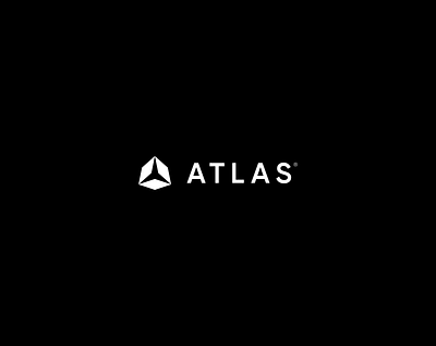 Atlas branding design graphic design logo logotype modern modernism