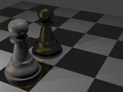 Wanna play Chess... 3 color 3d 3d art art black and white black white gold blender blender 3d chess chessboard illustration pawn play