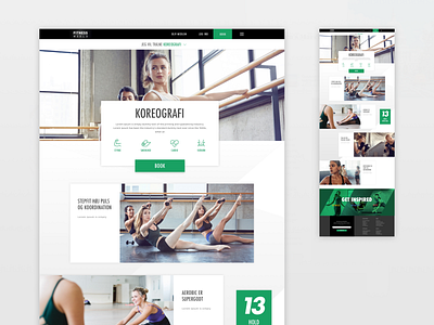 Fitness World design ui web