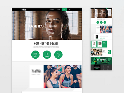 Fitness World design ui web