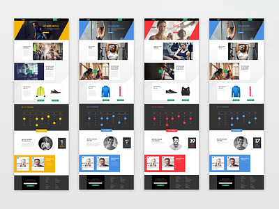 Fitness World design ui web