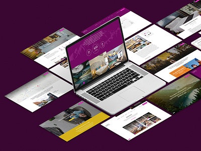 Vip Zakopane apartment design flat pink rent typography ui ux web webdesign website zakopane
