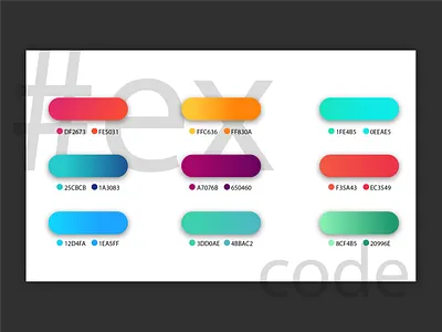 Gradient Color Code android app button color gradient ios