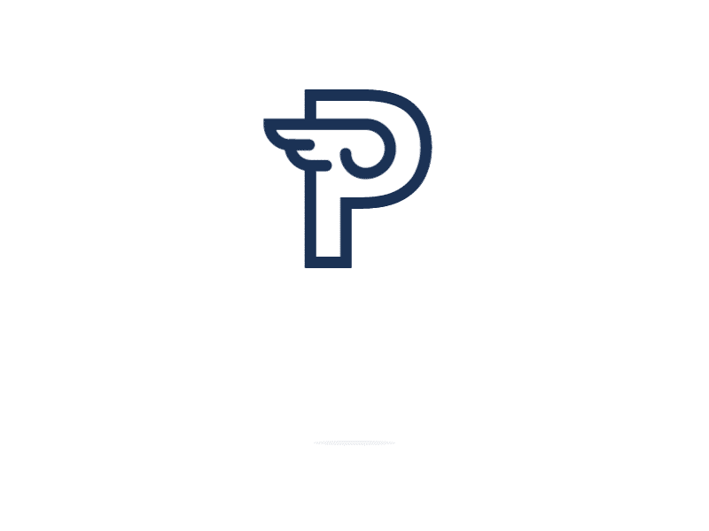 Plume motion icon logo logotype motion