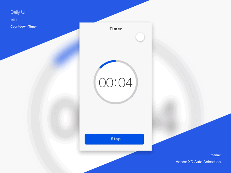 Daily UI #014 Countdown Timer by Mitsuya0 on Dribbble