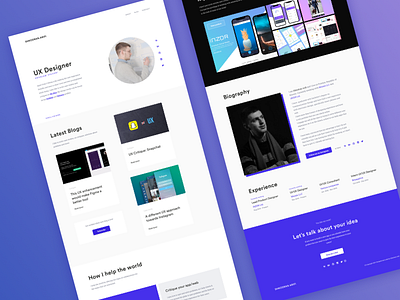 New Portfolio website 2.0 colors design portfolio redesign ui ux website