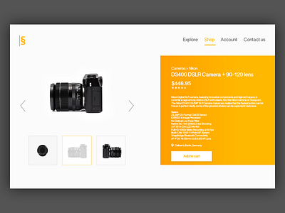 E-Commerce Shop 012 clean commerce dailyui design minimal responsive shop ui