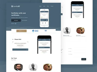 CertifyIST Blockchain Project blockchain blockchain cryptocurrency crypto design design app project