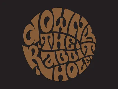 Lettering beer craft beer down the rabbit hole reve