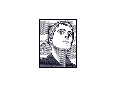 Matthew Bellamy bellamy engraving illustration illustrator line art line engraving matt bellamy matthew bellamy muse music portrait screenager vector729